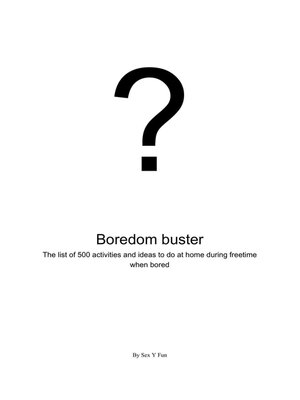 cover image of Boredom Buster
